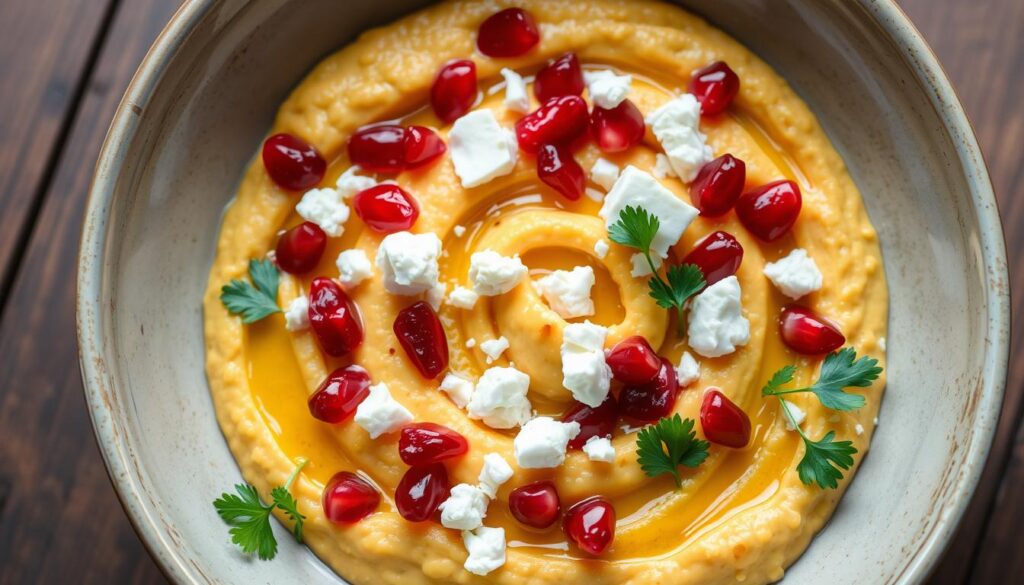 Butternut Hummus Garnish