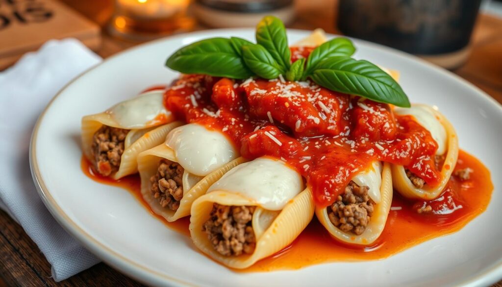 stuffed shells recipe with meat