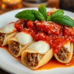 stuffed shells recipe with meat